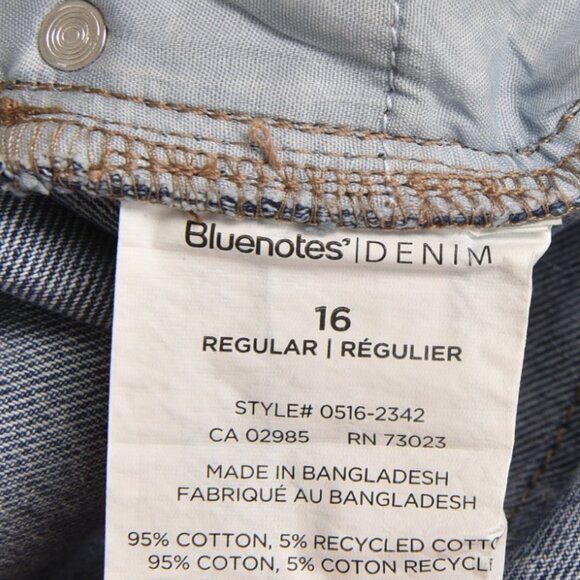 NWT Bluenotes 90's High Rise Mom Jean Size 16 - Picture 8 of 12